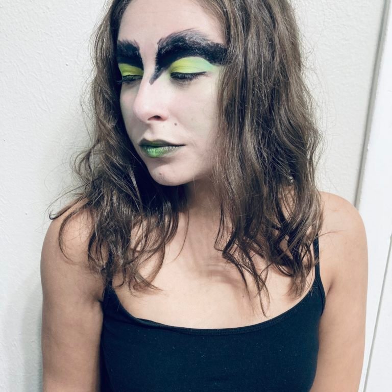 My Daring Halloween Makeup Results: Evil Witch